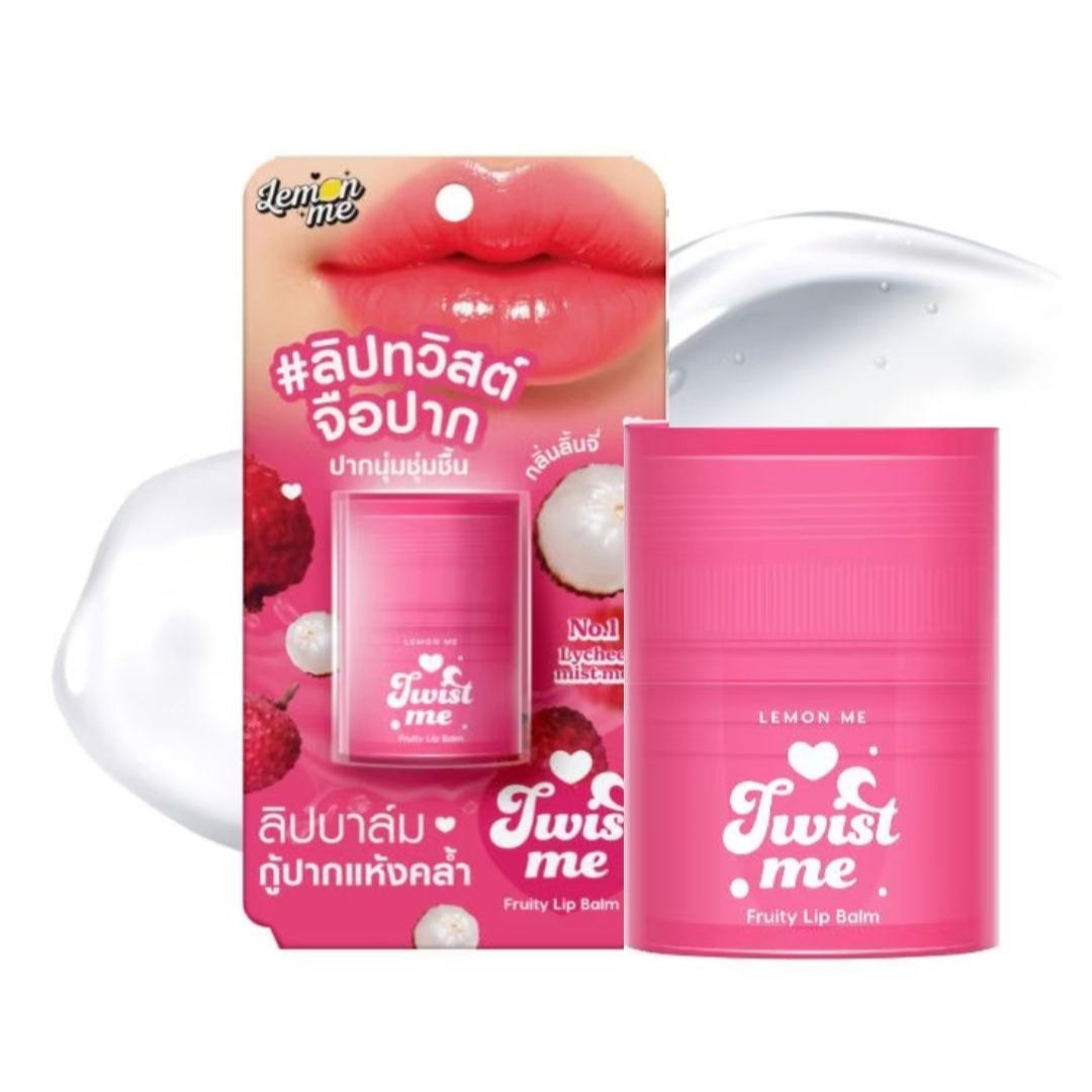 Lemon Me Twist Me Fruity Lip Balm No.1 Lychee Mist Me 11g