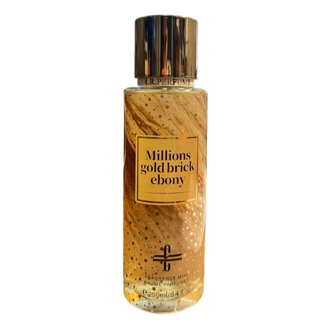Cr. Perfume Millions Gold Brick Ebony Ragrance Mist 250ml