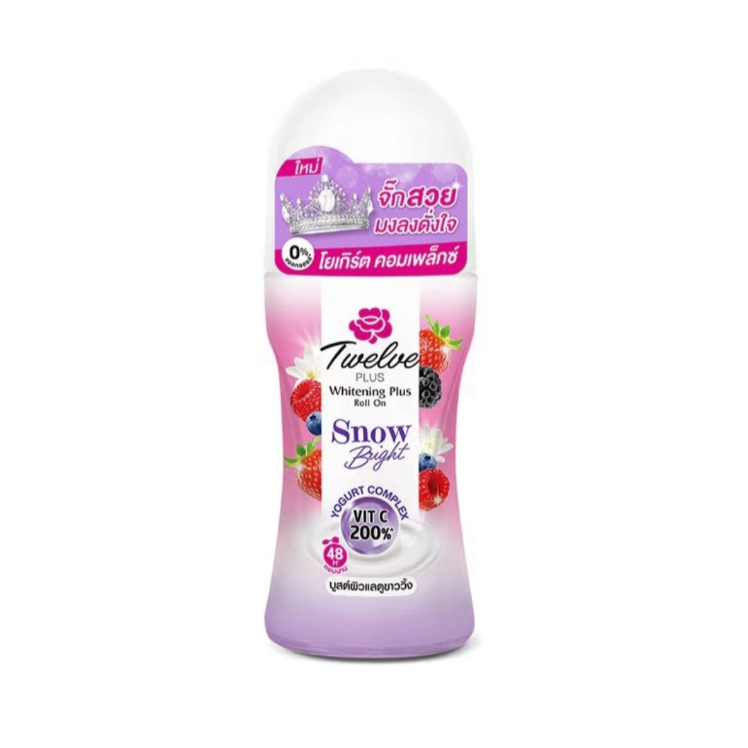 Twelve Plus Whiteninj Plus Roll On Snow Bright Yougurt Complex
40ml