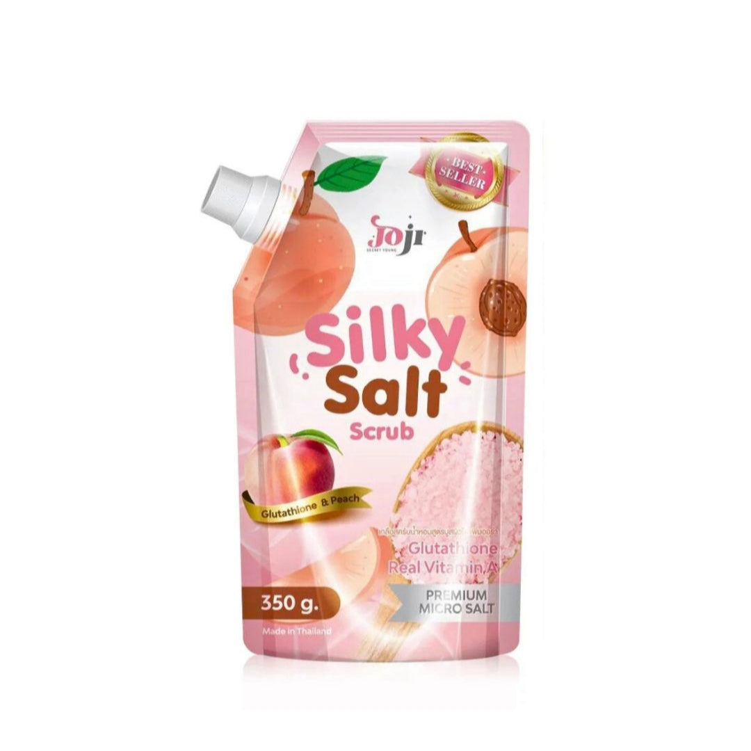 Joji Silky Salt Scrub Glutathione & Peach 350g