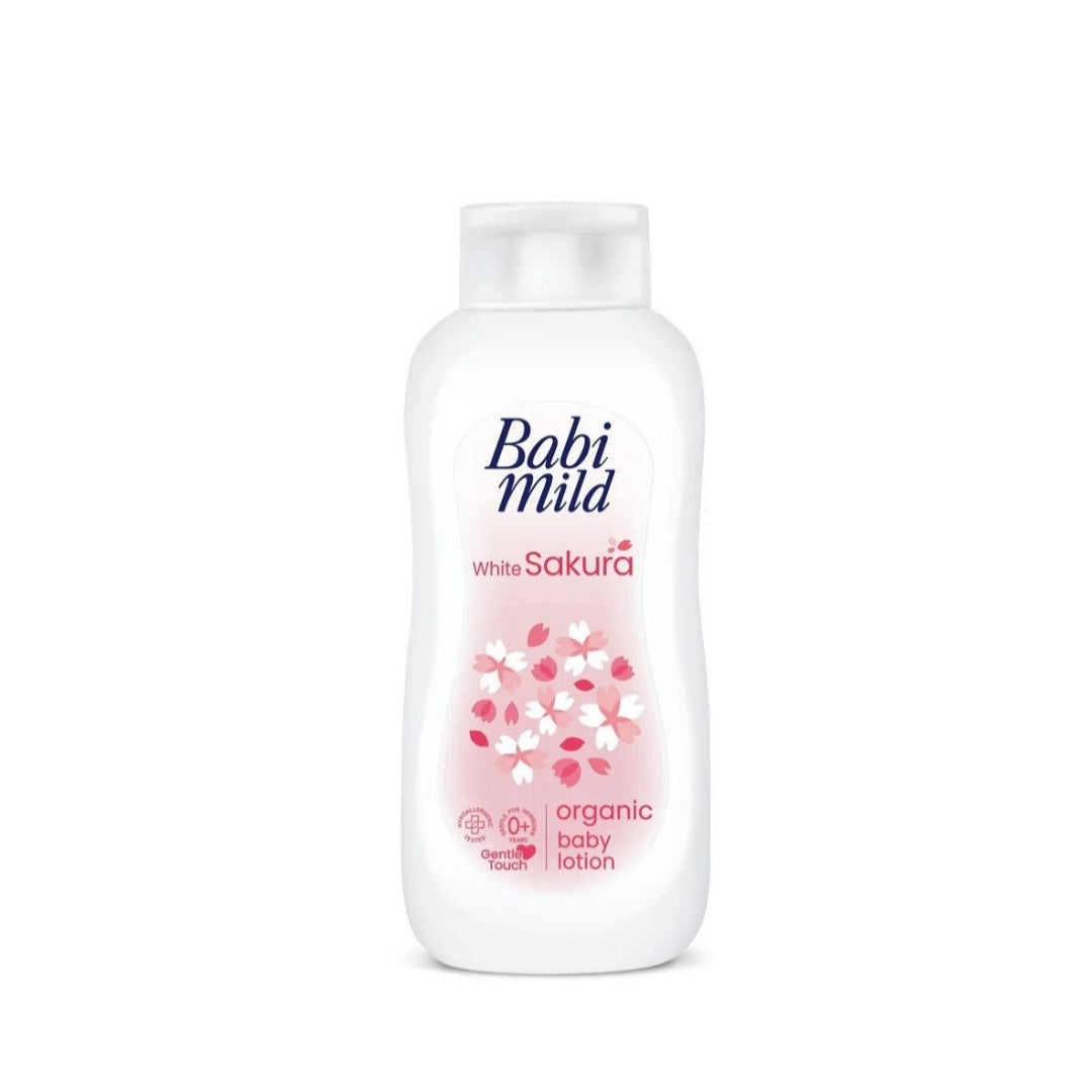 Babi Mild White Sakura Organic Baby Lotion 180ml