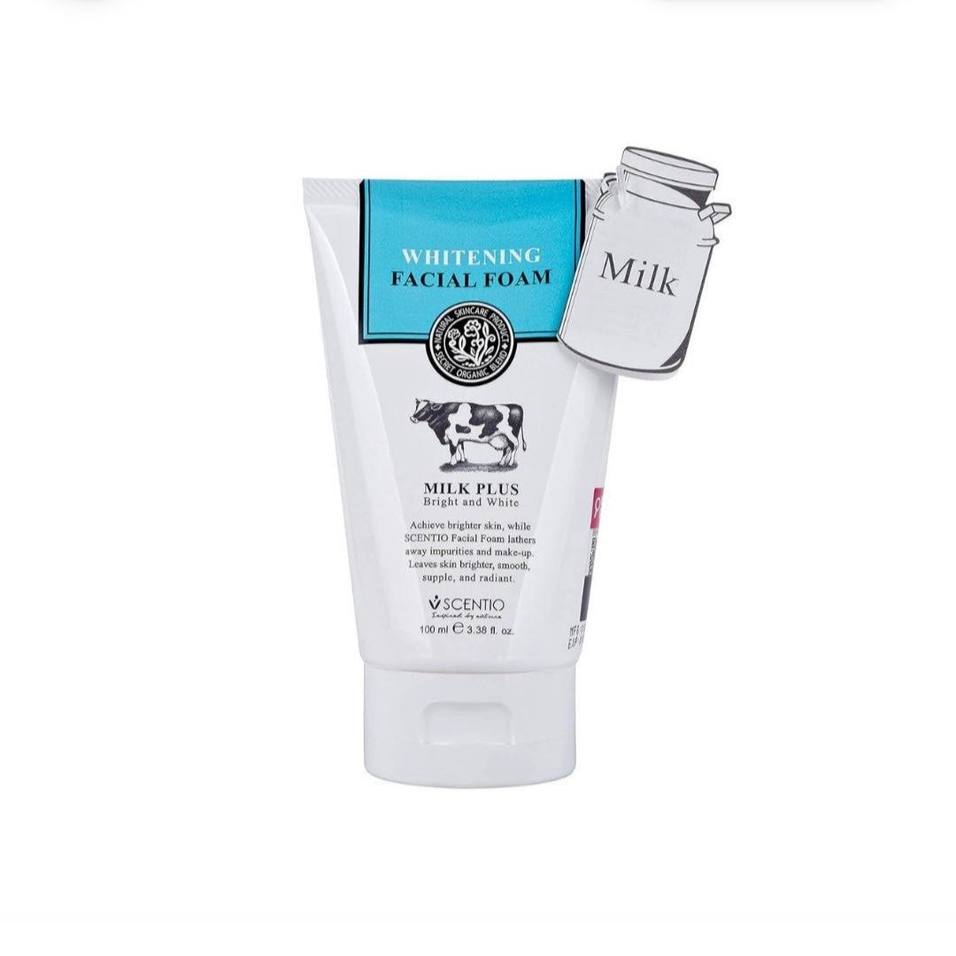 Scentio Beauty Buffet Milk Plus Bright & White Whitening Facial Foam - 100ml