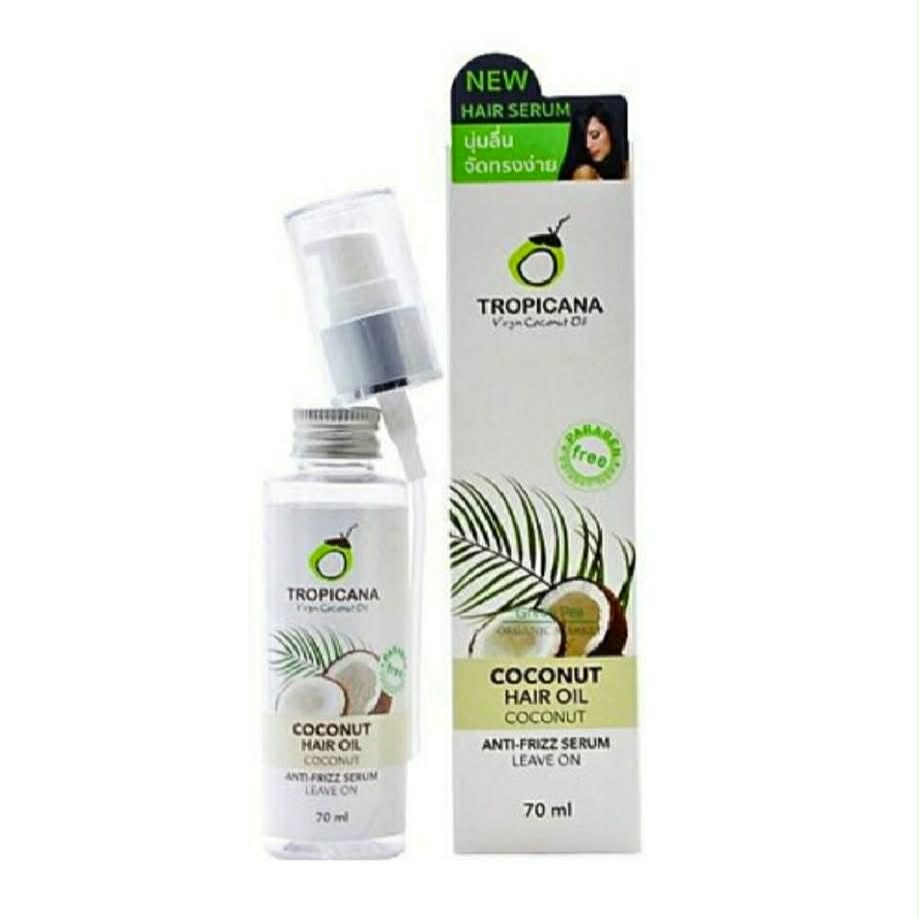 Tropicana Organic Coconut Anti Frizz Serum 70ml
24
سيروم تروبيكانا العضوي بزيت جوز الهند
المضاد للتجعد 70 مل