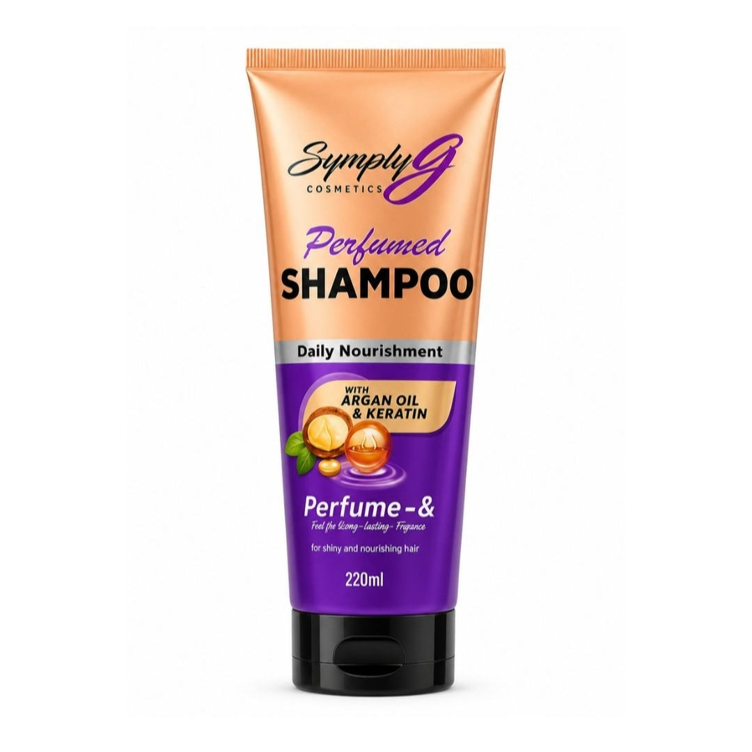 Symply Gorgeous Shampoo Daily Nourishment With Argan Oil & Keratin Collagen Perfume -b 220ml