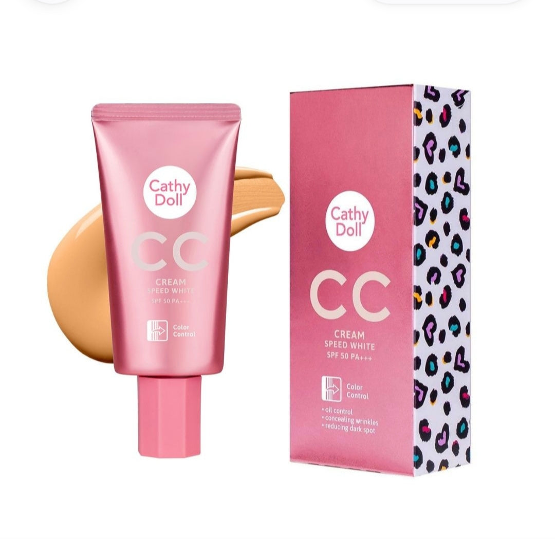 Cathy Doll Speed White Cc Cream Spf50 Pa+++50ml#5 Honey Beige 50ml