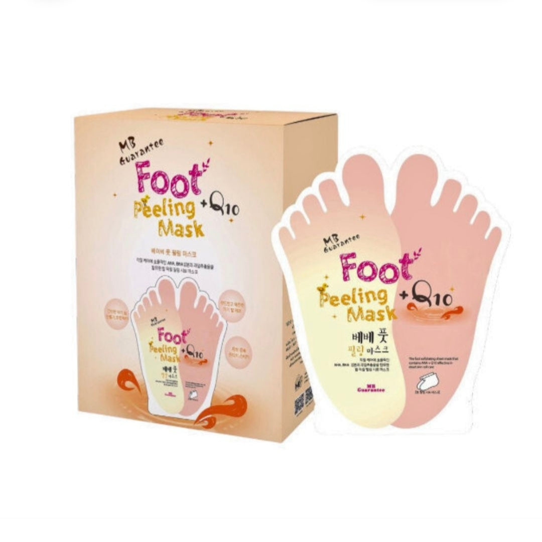 Mb Guarantee Foot Peeling +q10 Mask (25g X 10pcs)