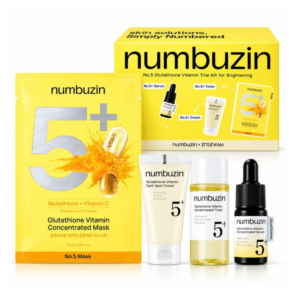 Numbuzin No.5 Trial Kit For Hyperpigmentation