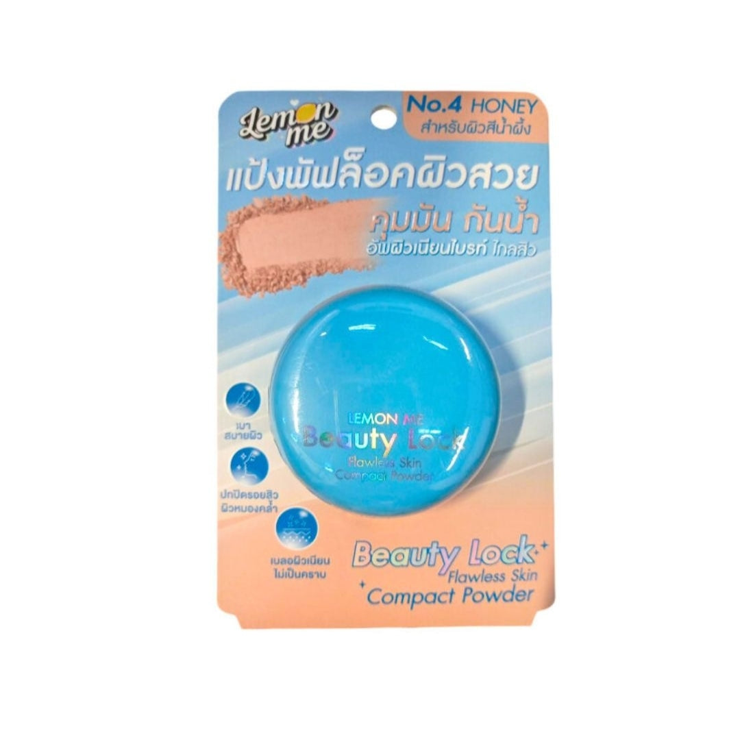 Lemon Me Beauty Lock Flawless Skin Compact Powder (no.4)