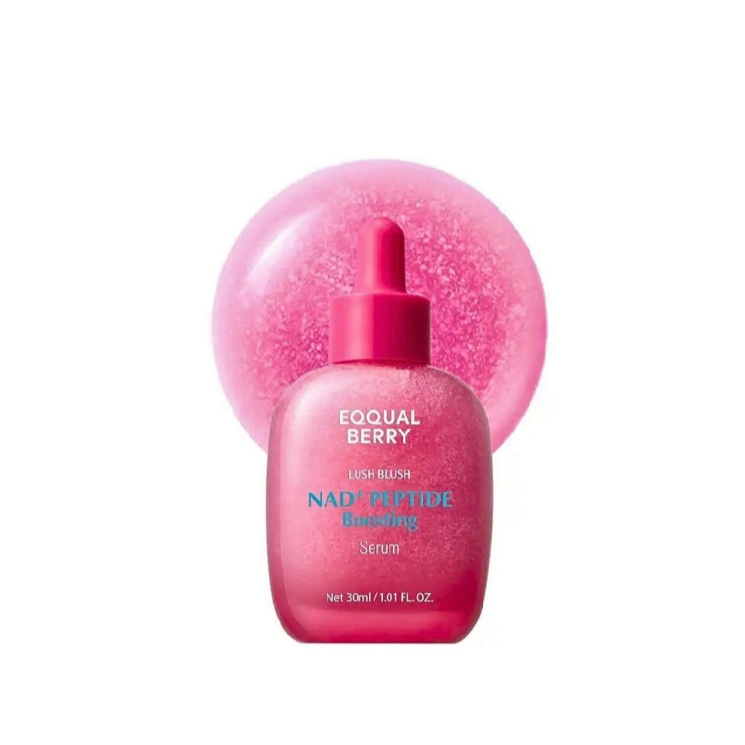 Eqqual Berry Lush Blush Nad+ Peptide Boosting Serum With 14 Peptides, Collagen & Ceramide -
30ml