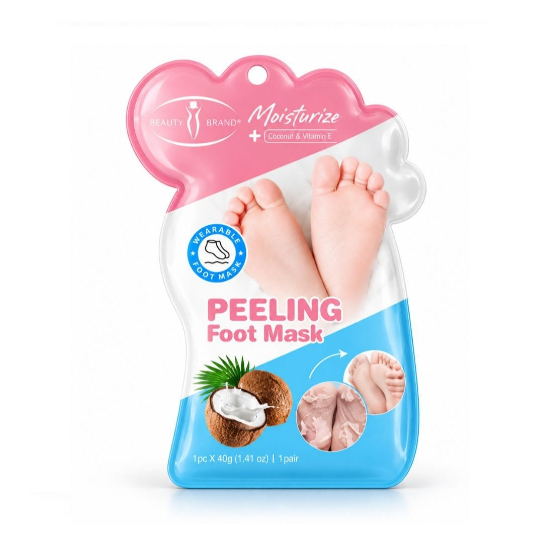 Aichun Beauty Moisturize Peeling Foot Mask - Coconut & Vitamin E 40g