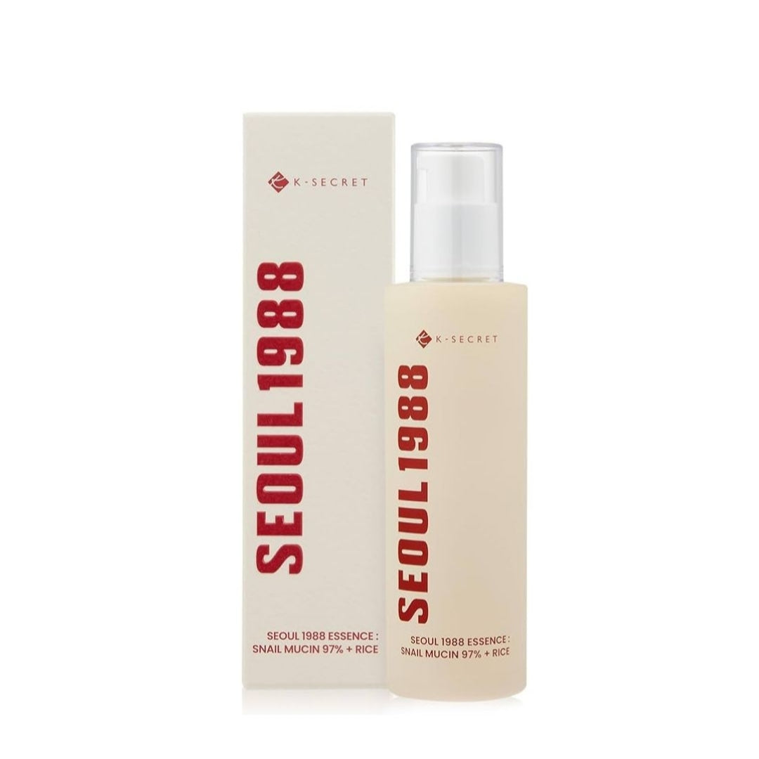 K-secret Seoul1988 Essence: Snail Mucin 97% + Rice 100ml