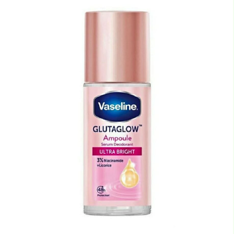 Vaseline Roll-on Serum Glutaglow Ampoule Deodorant Ultra Bright 45ml