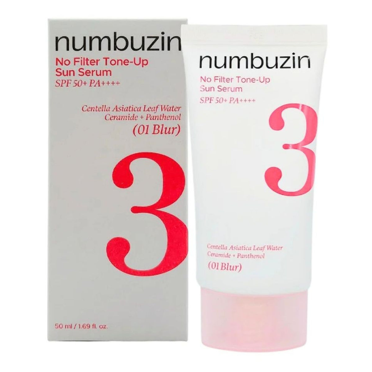 Numbuzin - No.01 Blur No Filter Tone-up Sun Serum Spf50++++
50ml