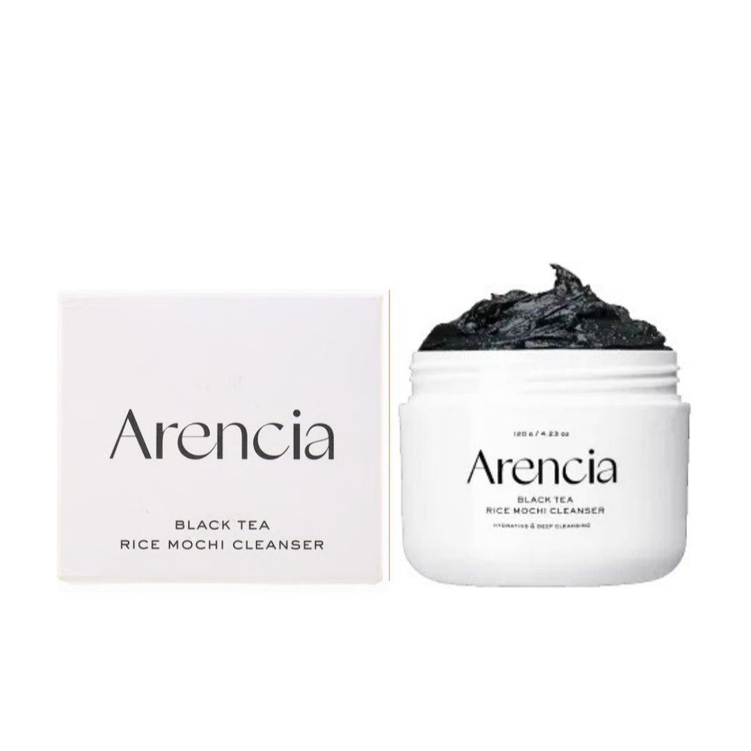 Arencia Black Tea Rice Mochi Cleanser 120g