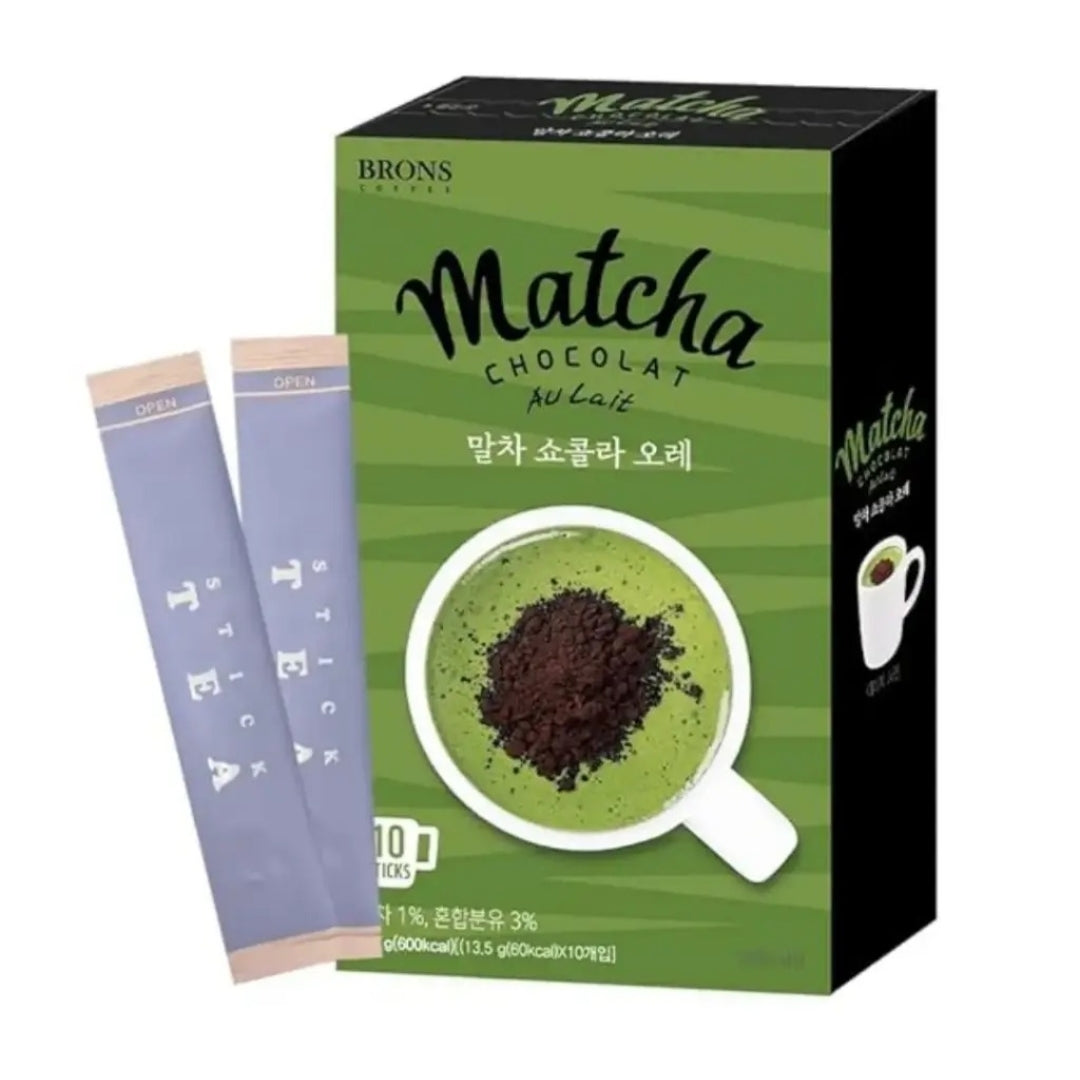 Brons Matcha Chocolate With Lait 10pcs