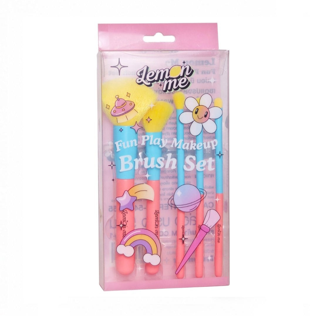Lemon Me Fun Play Make Up Brush Set 5 Brushes