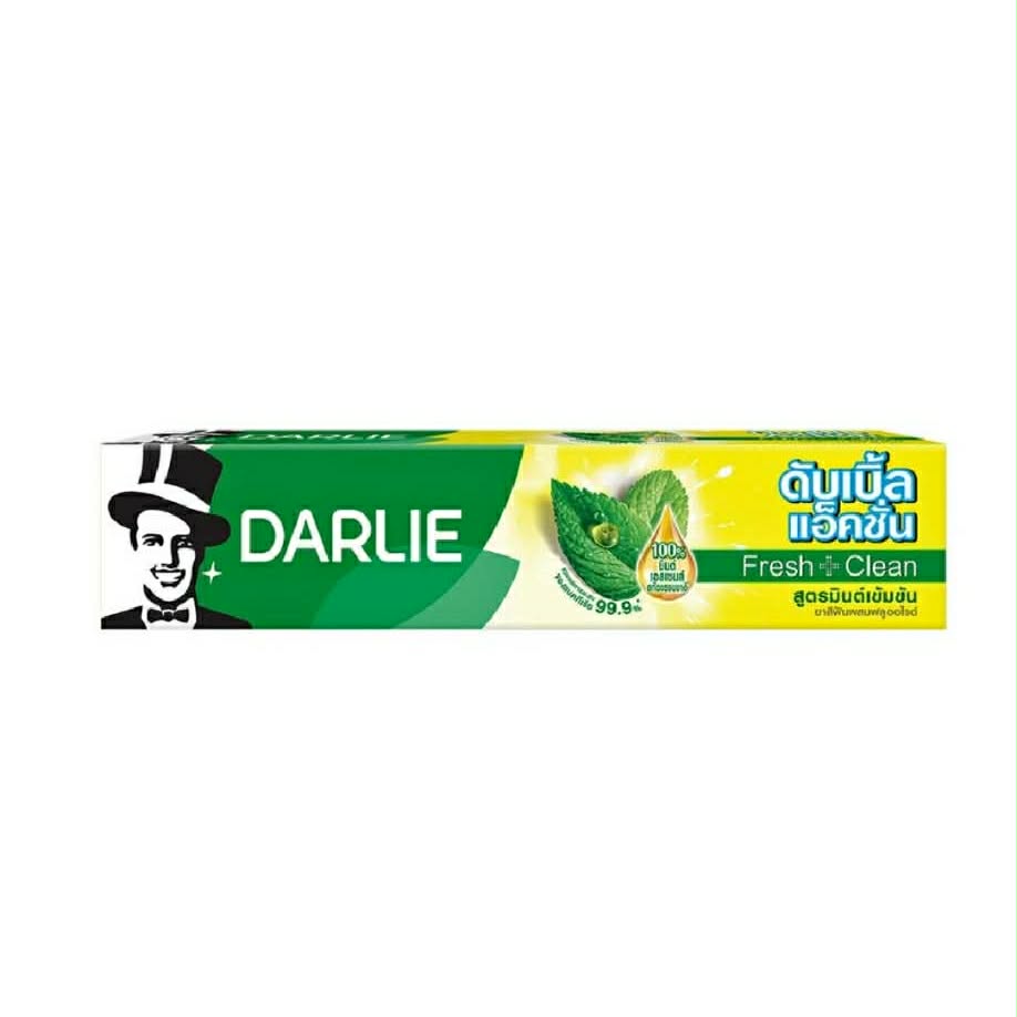 Darlie Toothpaste Double Action Fresh & Clean Original Strong Mint 100g