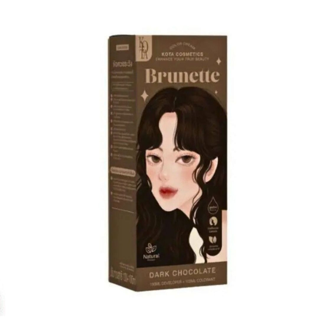 Kota Cosmetics Hair Color Cream Brunette Dark Chocolate 100ml