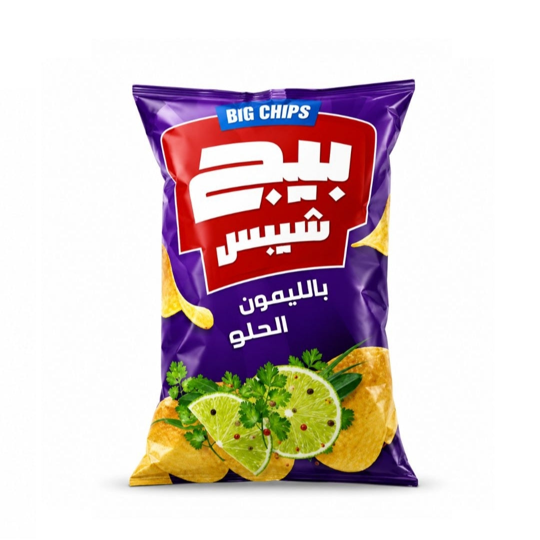 Big Chips Jumbo Lemon Sweet 70g