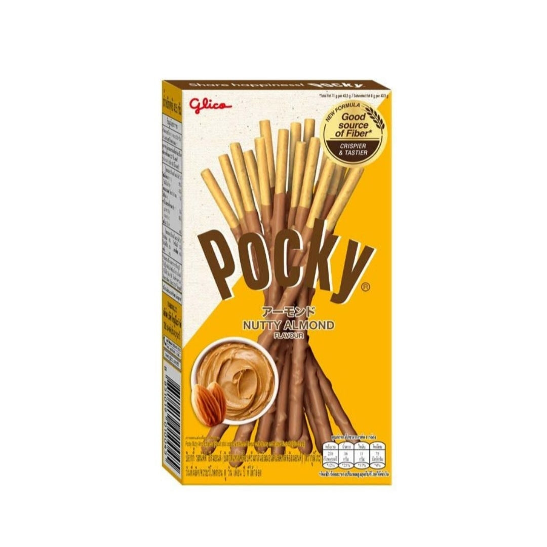 Glico Pocky Almond Sticks 43.5g جليكو بوكي أعواد اللوز | 43.5 جم