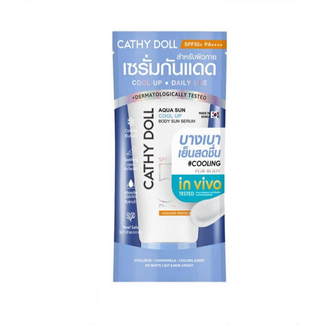 Cathy Doll Aqua Sun Cool Up Body Sun Serum Spf50+ Pa++++ 140ml