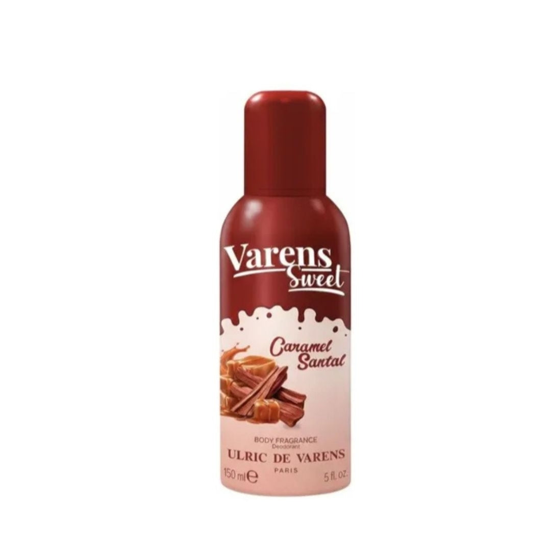 Body Spray Varens Sweet Caramel Santal 150ml