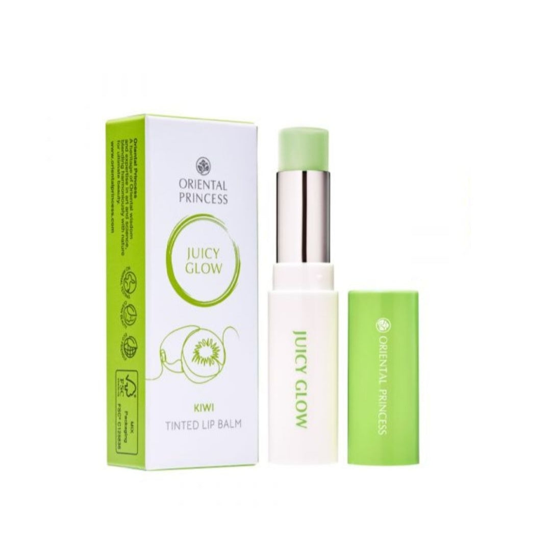 Oriental Princess Juicy Glow Colour Changing Lip Balm ( Kiwi ) 3g