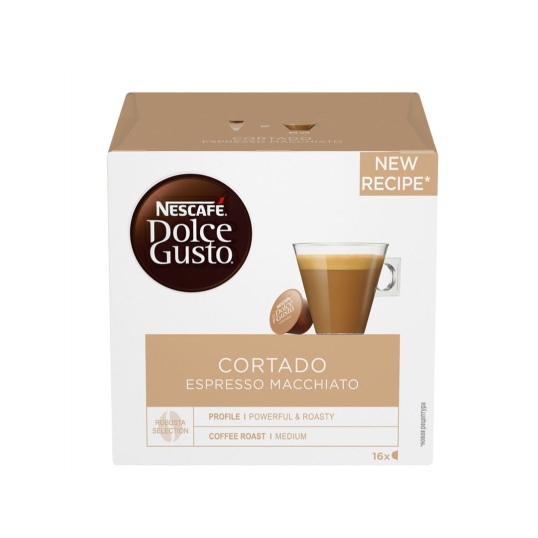 Nescafe Dolce Gusto Cortado Espresso Macchiato 16 Capsules