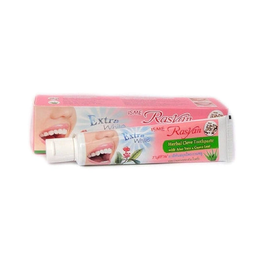Rasyan Extra White Herbal Clove Toothpaste With Aloe Vera & Guava Leaf 100g