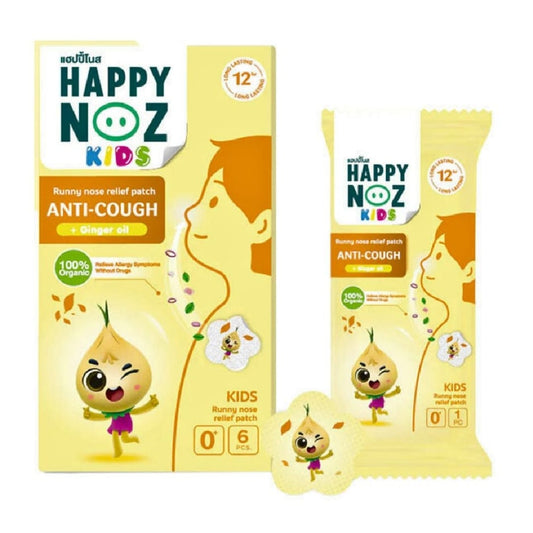 Happy Noz Kids Anti-cough Organic Onion Sticker 6pcs