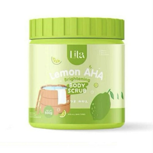 Lita Lemon Aha Brightening Body Scrub For All Skin 500g