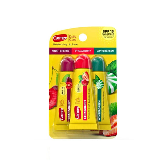 Carmex Moisturizing Lip Balm Tubes, 3 Tubes 10g