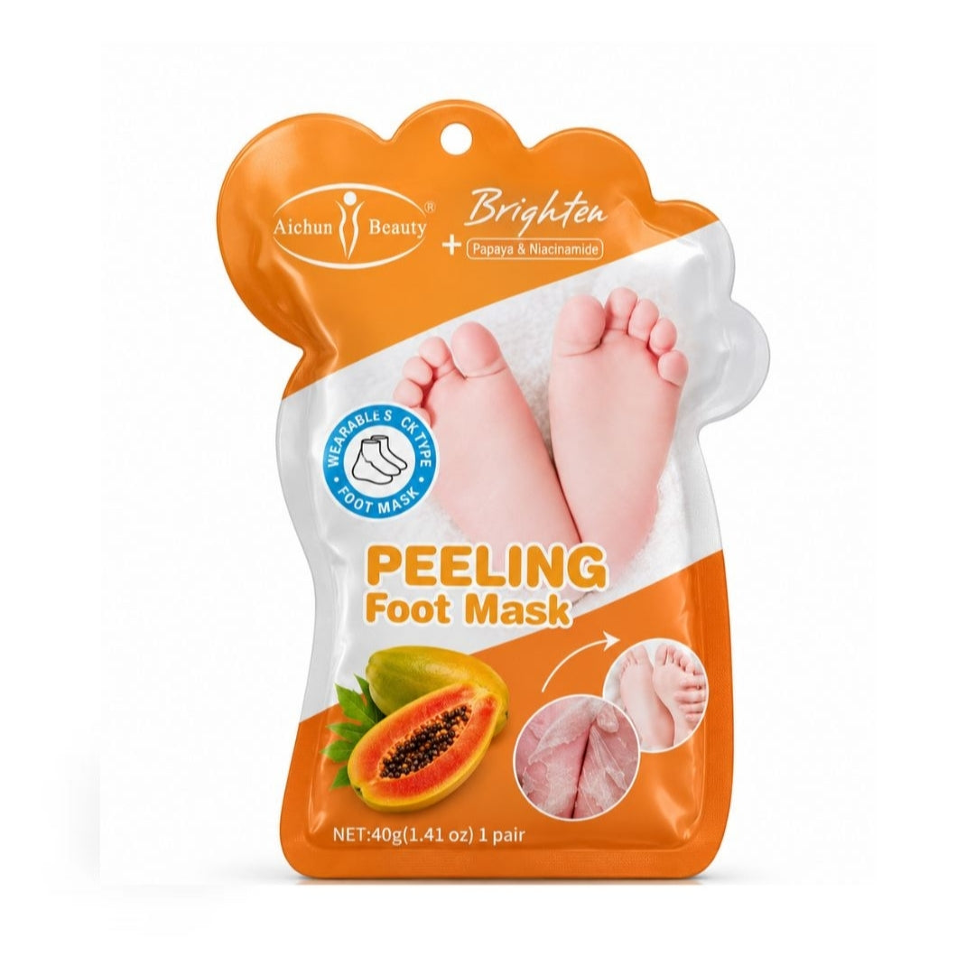 Aichun Beauty Brighten Peeling Foot Mask - Papaya & Niacinamide 40g