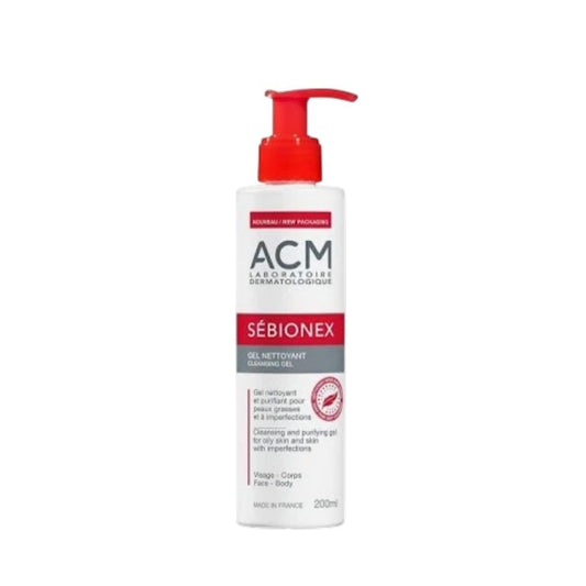Acm Sebionex Cleansing Gel For Oily And Acne-prone Skin 200ml