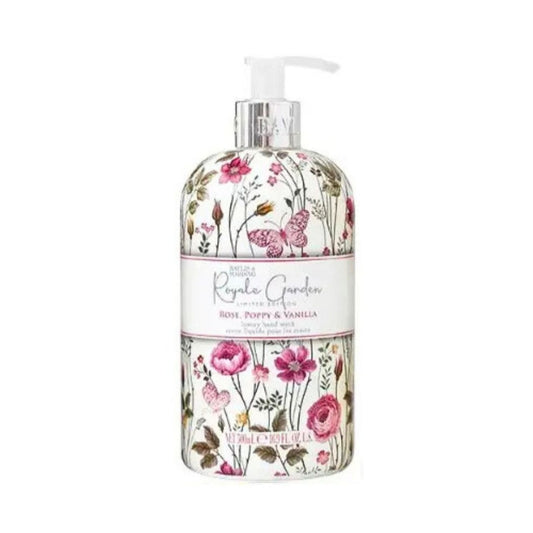 Royale Garden Rose, Poppy & Vanilla Hand Wash 500ml