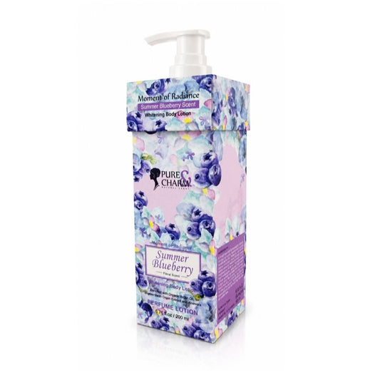 Pc Moment Of Radiance Summer Blueberry Floral Scent Whitening Body Lotion 200ml