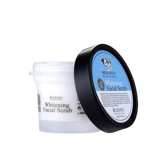 Scentio Milk Plus Bright & White Facial Scrub Q10 - 100ml