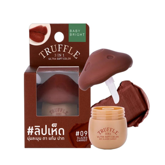 Baby Bright Truffle 3 In 1 Ultra Soft Color No.09 Glazed Carrot 6g