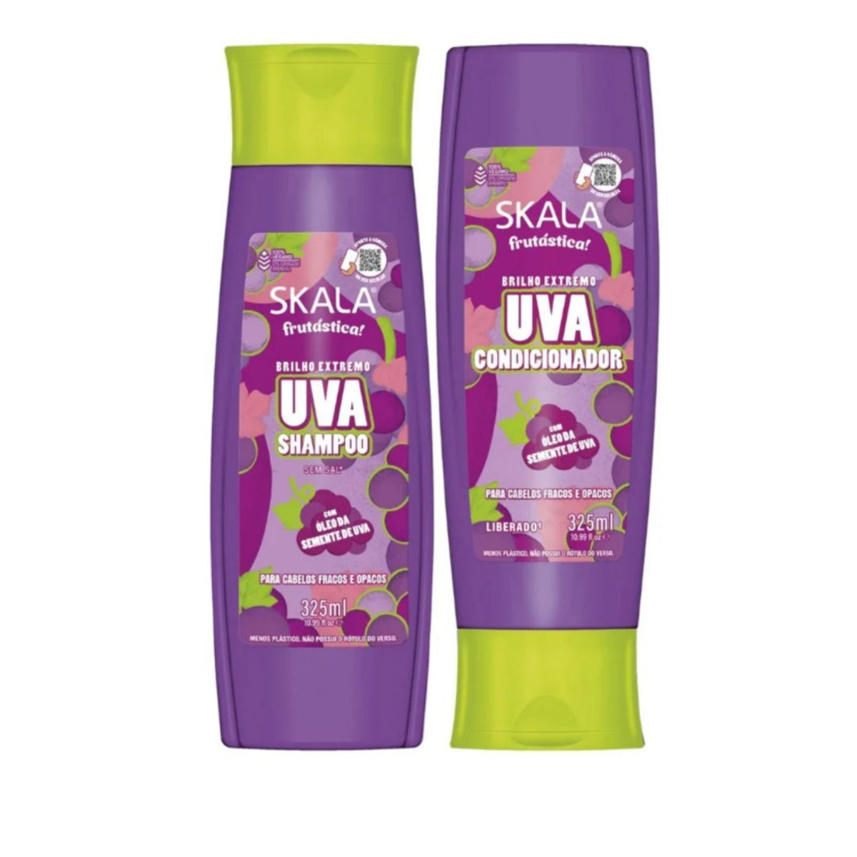 Skala Kit Shampoo + Conditioner Fruitastice Grape Shine (2 X 325ml)