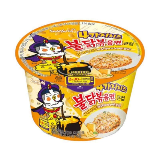 Samyang Buldak Quattro Cheese Artificial Spicy Chicken Flavor Ramen 110g