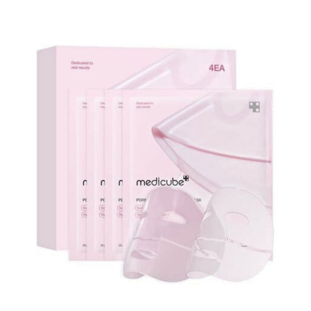Medicube Salmon Dna Pdrn Pink Collagen Jelly Gel Mask 4masks