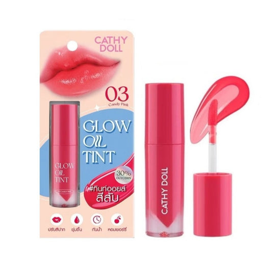 Cathy Doll Lip Tint Glow Oil Tint (no.03) Candy Pink 2.4g
