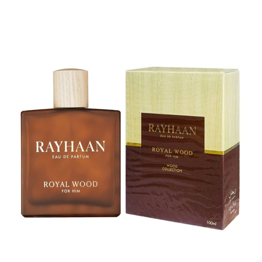 Rayhaan Royal Wood For Him Eau De Parfum Spray 100ml