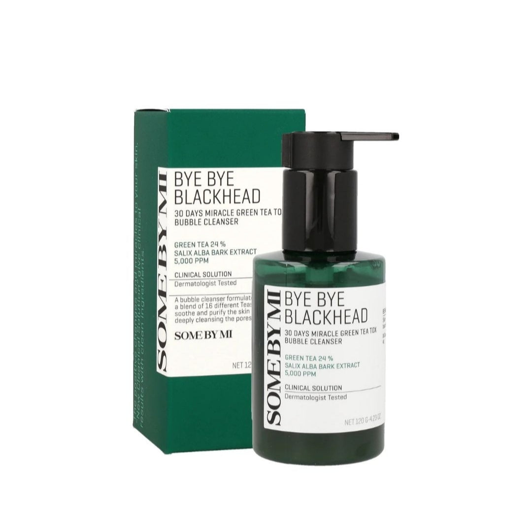 Bye Bye Blackhead 30 Days Miracle Green Tea Tox Bubble Cleanser 120g