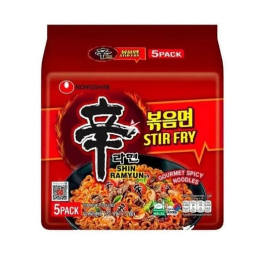 Nongshim Shin Ramyun Stir Fry (135g X 5packs)