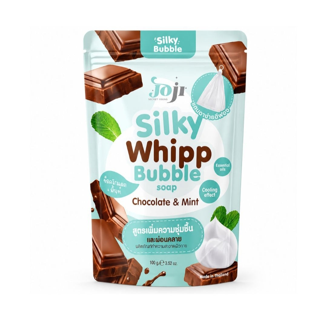 Joji Silky Whipp Bubble Soap Chocolate & Mint 100g