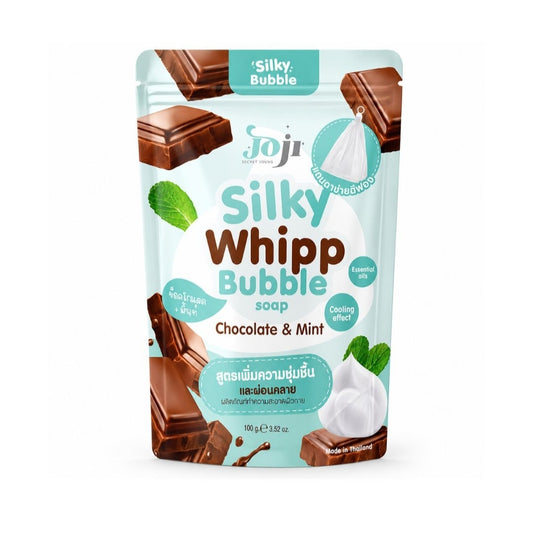 Joji Silky Whipp Bubble Soap Chocolate & Mint 100g