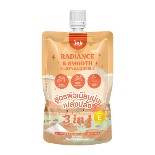 Joji Radiance & Smooth Fluffy Salt Scrub 350g