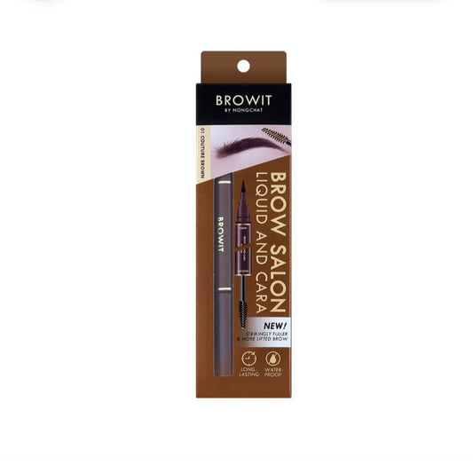 Browit Brow Salon Liquid & Cara (01) Couture Brown 3.5g