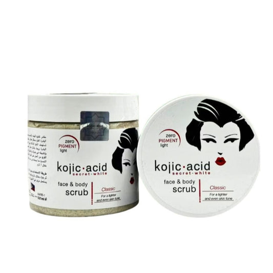 Kojic Acid Skin Lightening Face And Body Scrub 500ml